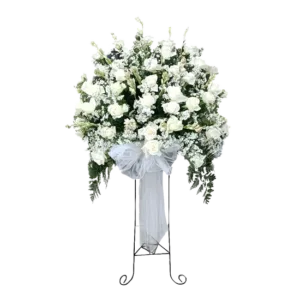 White Standing Flower Wedding
