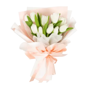 Special Buket Tulip Putih