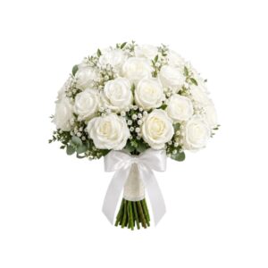 White Rose Bridal Bouquet​